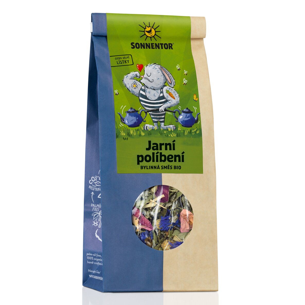 Sonnentor Jarní políbení, sypaný čaj, BIO, 80 g