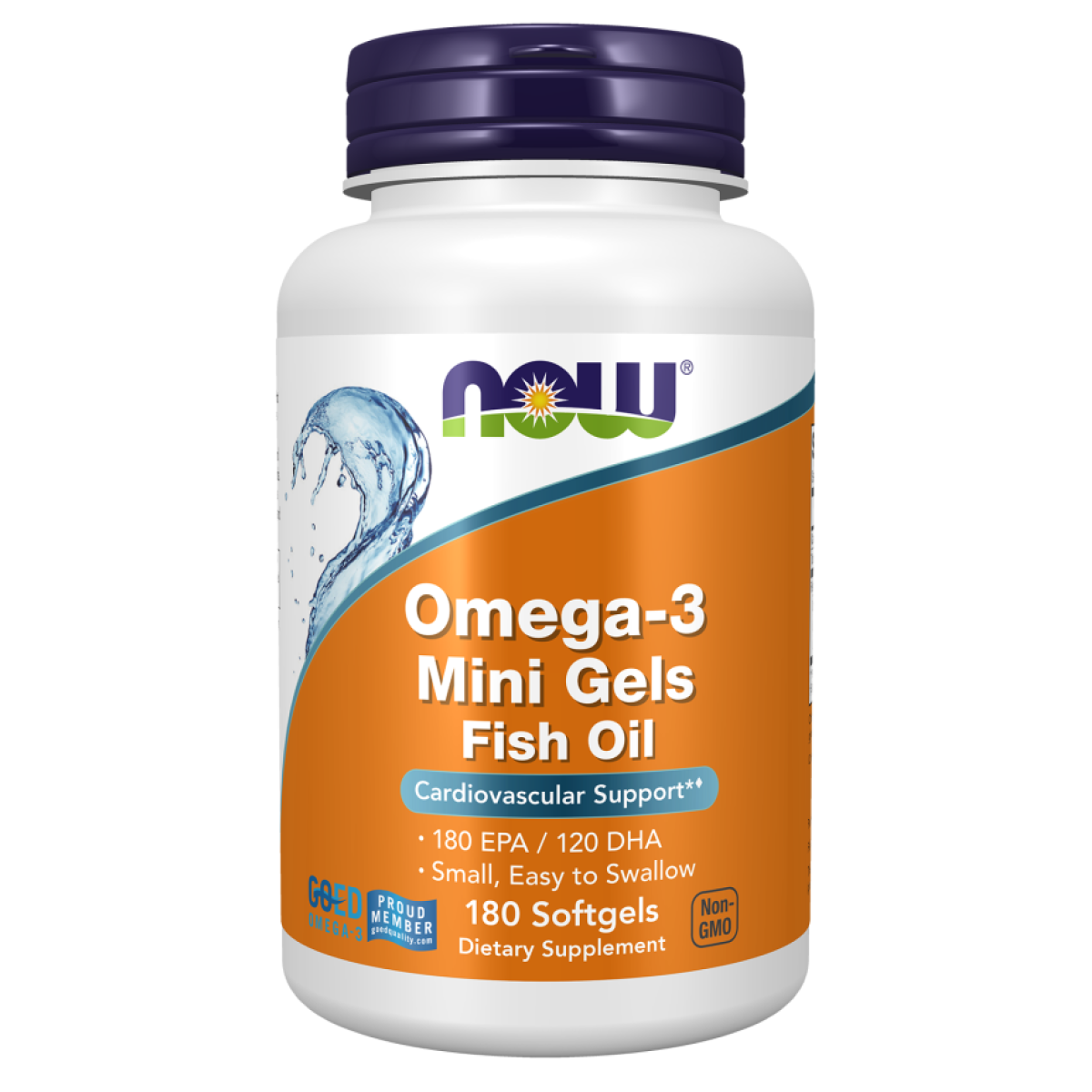 Now® Foods NOW Omega-3 Mini Gels, 180 softgelových kapslí