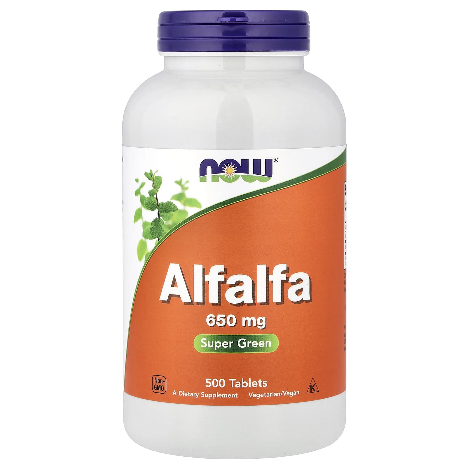 Now® Foods NOW Alfalfa, 650 mg, 500 tablet