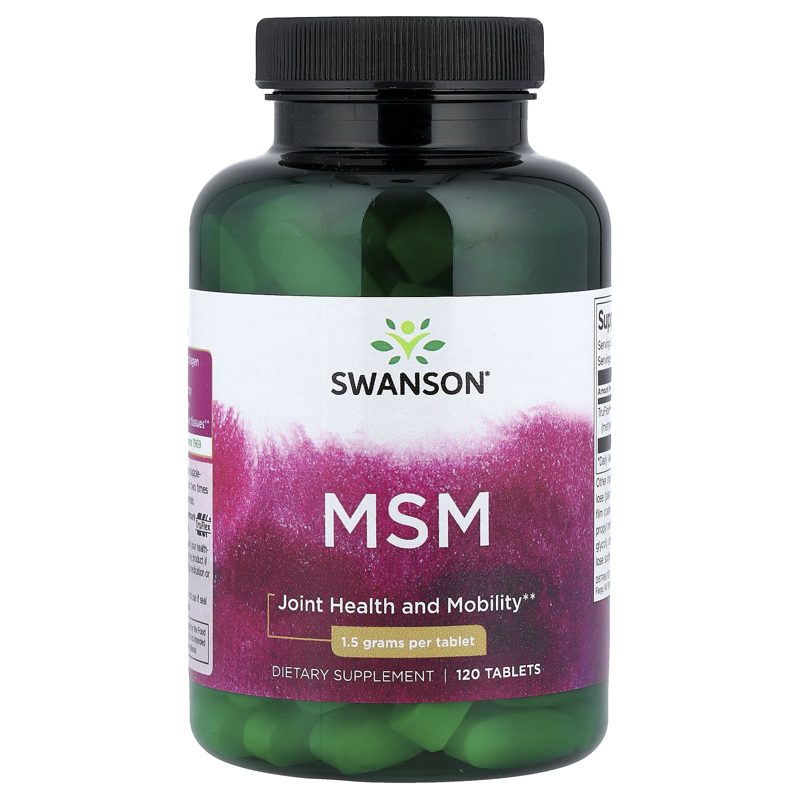 Swanson MSM, 1500 mg, 120 tablet