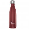 Made Sustained 500ml insulated Knight bottle Bordeaux red web