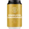 BrainMax Pure Kombucha Lemongrass, Kombucha, citronová tráva, 330 ml