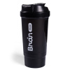 BrainMax vícedílný plastový shaker (šejkr), černý, 700 ml