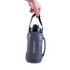BrainMax Tank bottle, silikonová lahev na vodu, 2 l  Praktická skládací lahev, bez BPA!