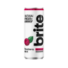 Brite Natural Energy Drink Rapsberry Mint, Energetický sycený nápoj, Malina a máta, 330 ml