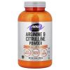 NOW Arginin a citrulin, prášek, 340 g  Doplněk stravy s L-argininem a L-citrulinem