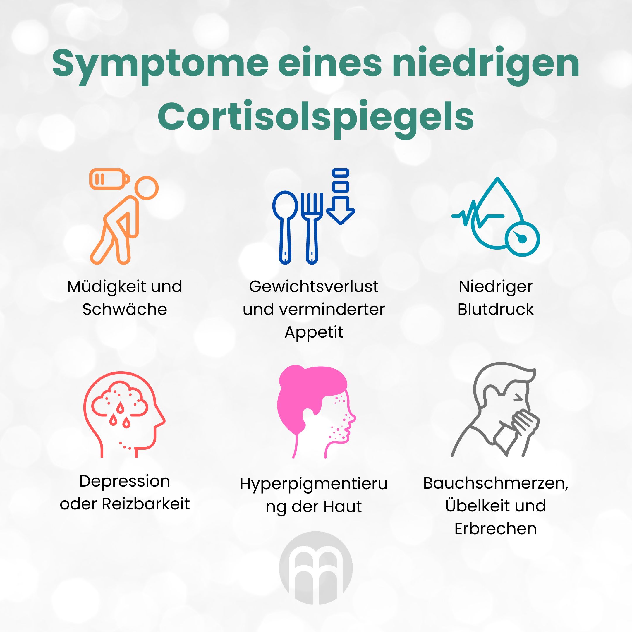 Niedriger Cortisolspiegel. Was passiert in unserem Körper, wenn wir einen niedrigen Cortisolspiegel haben und was sind die Symptome?