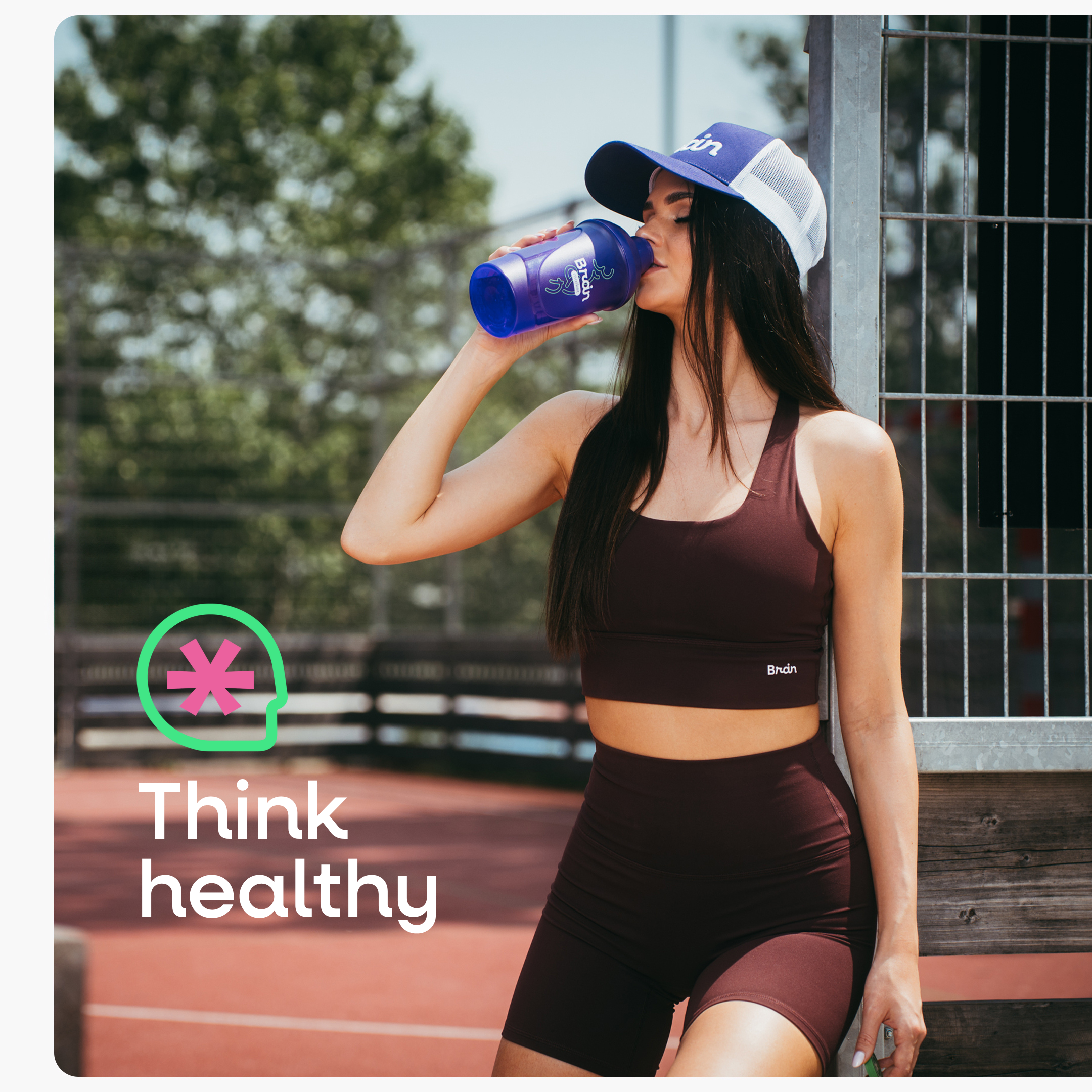 BrainMax unisex modrá mikina, BIO bavlna