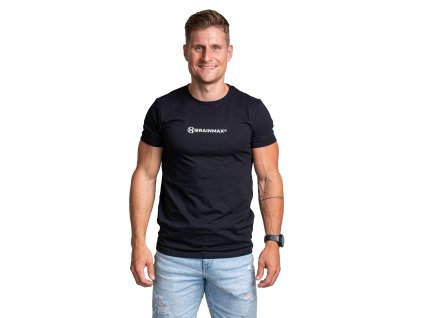 BrainMax muška majica kratkih rukava 2023, crna (Velikost L)