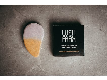 60643 2 wellmax prirodni damske tuhe sprchove mydlo mango maracuja 60 g