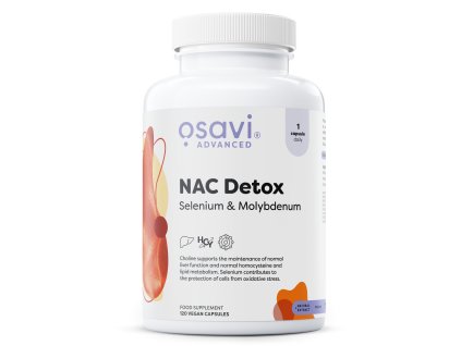 eng pl Osavi NAC Detox Selenium and Molybdenum For Liver Support 120 Vegan Caps 35299 1