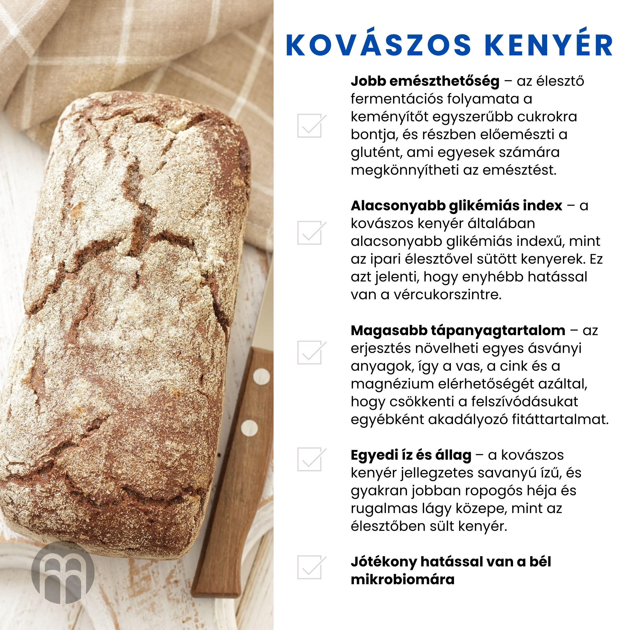 Kovászos kenyér – hogyan készül és mi az egyedi íze?