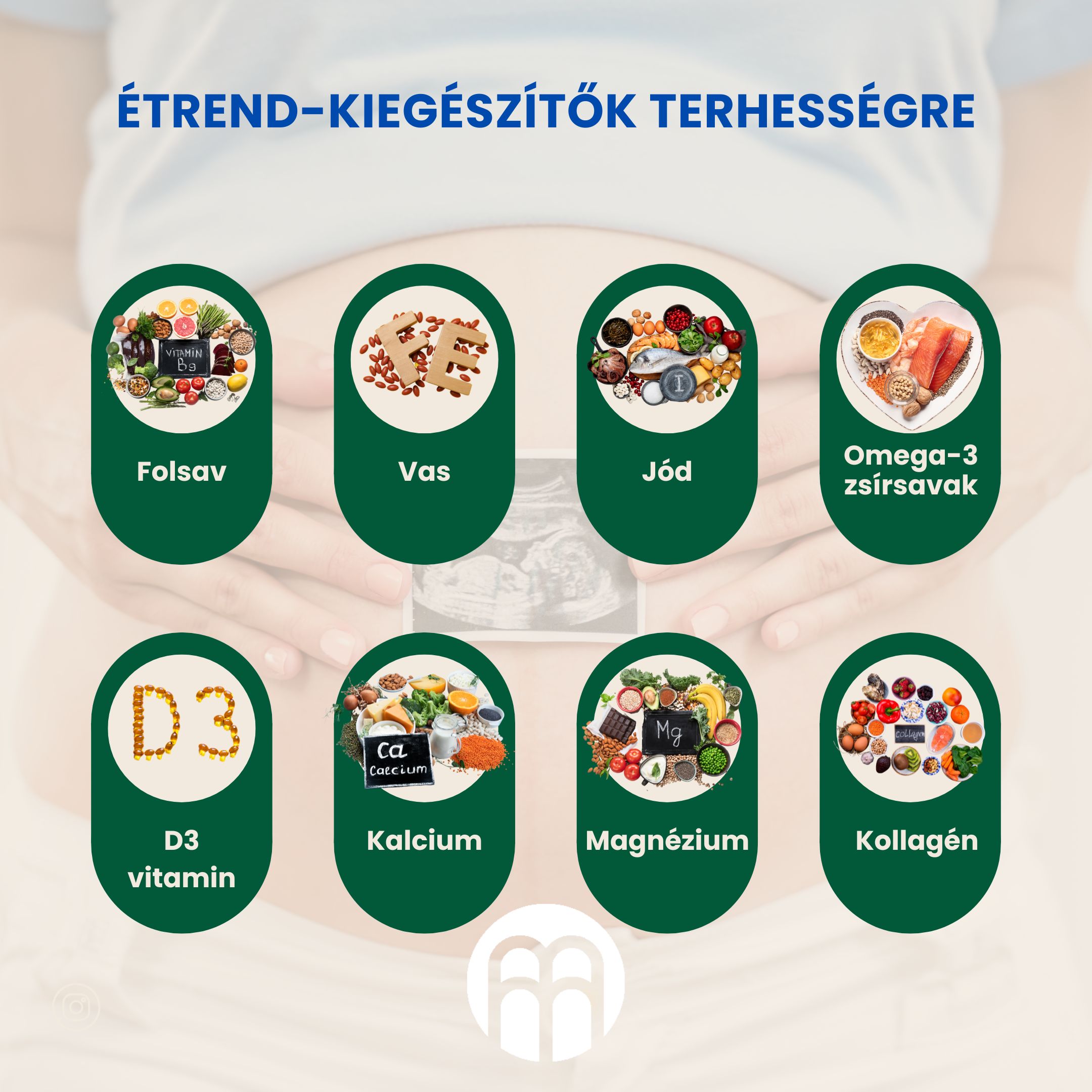 Kulcsfontosságú étrend-kiegészítők az egészséges terhességhez