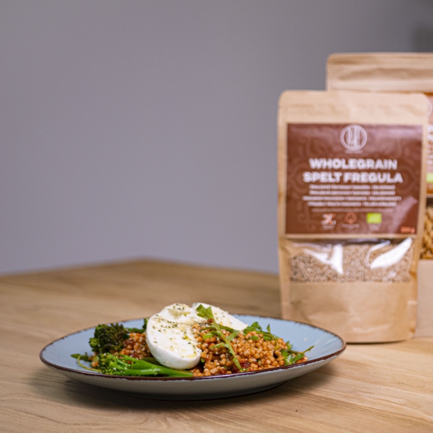 Penne garnélarákkal