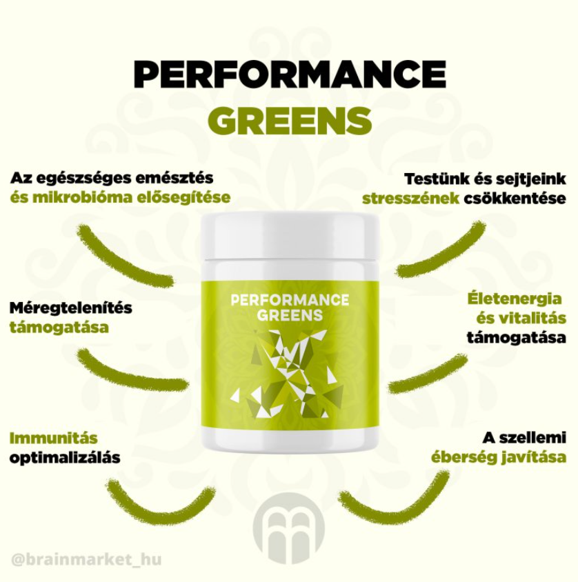 Performance Greens – a hatékony méregtelenítés kulcsa