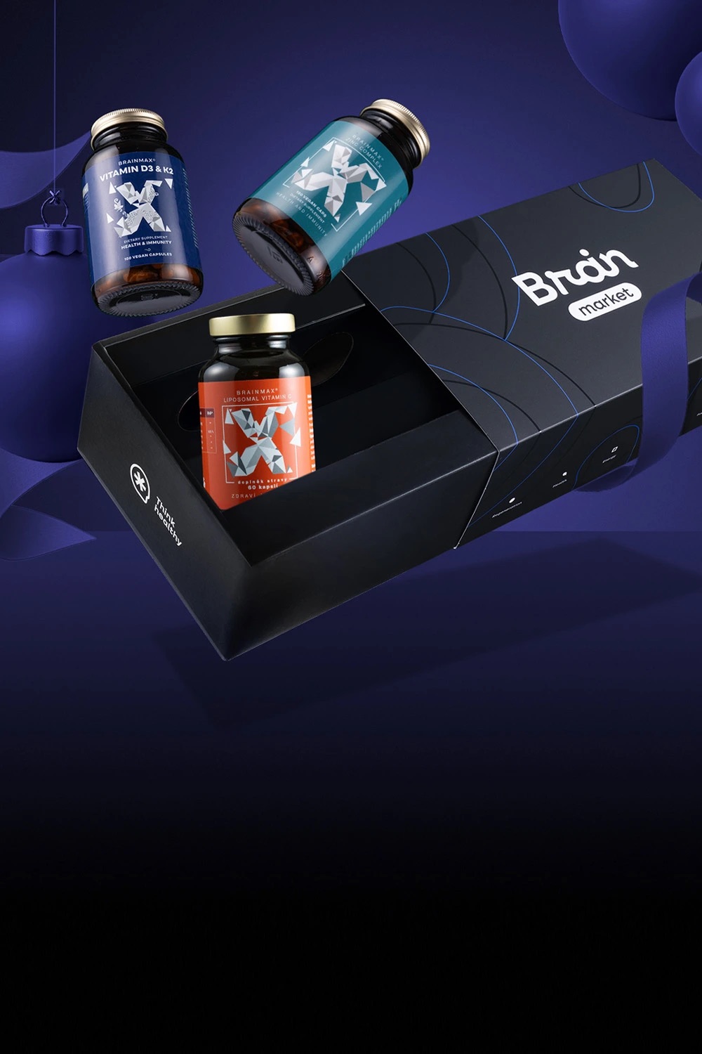 Ajándékdobozok BrainMarket étrend-kiegészítőkkel