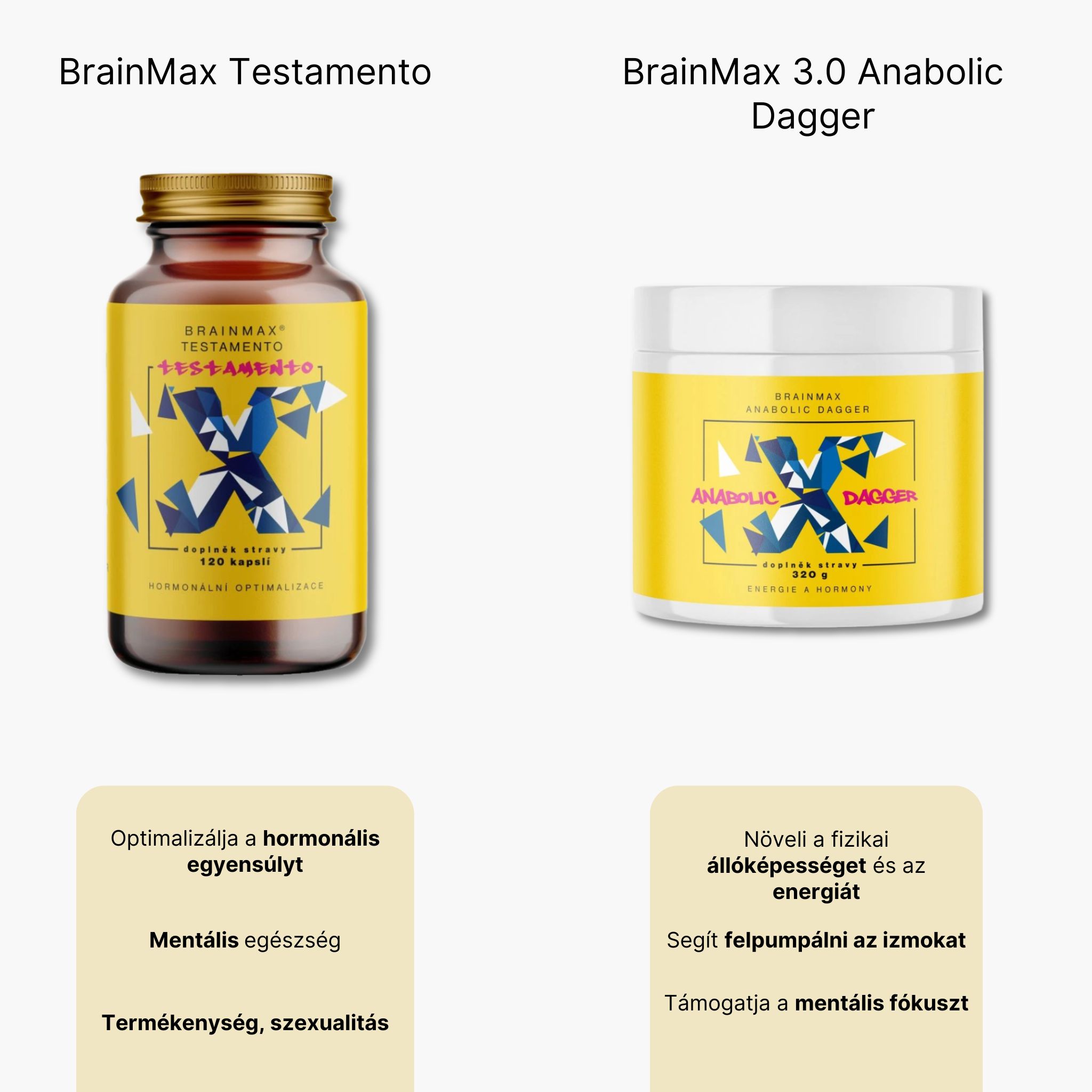 testamento vs dagger srovnani