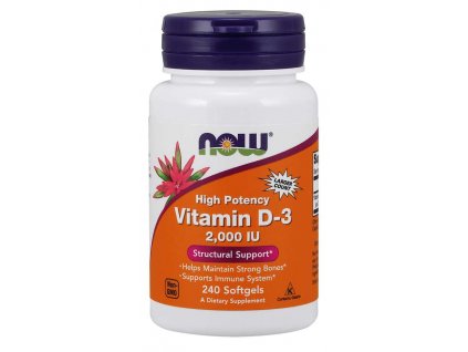 Vitamin D 3, 2000IU, 240 caps