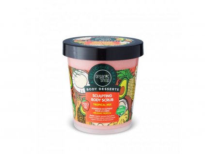 2033 organic shop telovy peeling tropicky mix