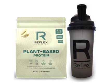 PlantBasedProtein600gVanilla shaker700ml Reflex