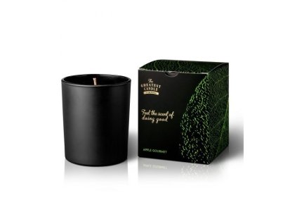 the greatest candle vonna svicka v cernem skle 170 g jablko