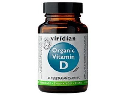 vitamin d organic 60 kapsli viridian