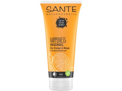 29985 sante sprchovy gel happiness bio pomeranc mango