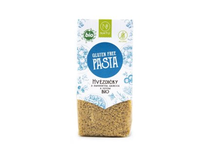 Bio Pasta hvezdicky s amarantem quinoou a teffem 250g Natu