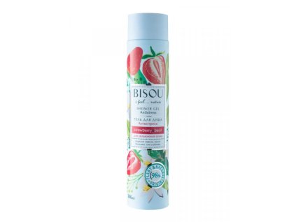 32385 bisou antistresovy sprchovy gel pro hydrataci pokozky jahoda a bazalka 300 ml
