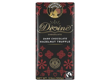 33033 divine chocolate horka cokolada s liskovo oriskovou naplni 41 90g