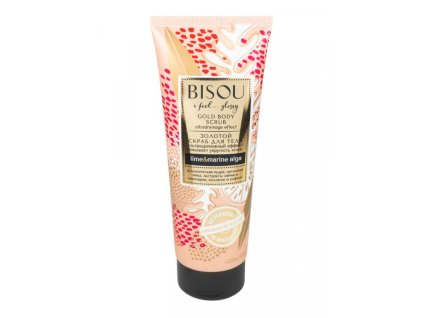33132 bisou zlaty telovy peeling ultra odvodnujici efekt 230 ml