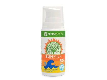 sun milk sensitive spf 50 100 ml