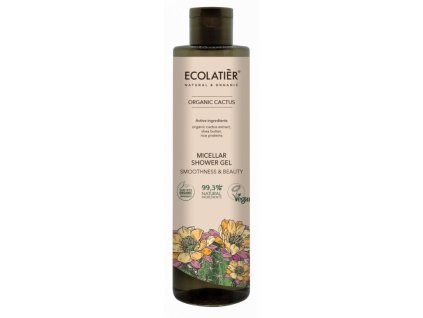 37365 ecolatier micelarni sprchovy gel hladkost a krasa kaktus 350 ml