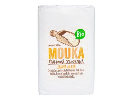 20786 countrylife mouka spaldova celozrnna jemne mleta bio 1kg