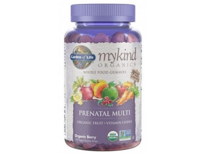 garden of life mykind organics multi gummies prenatalni 120 kapsli fgol091