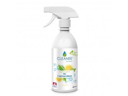 43359 cleanee eco hygienicky cistic wc s aktivni penou s vuni citronu 500 ml