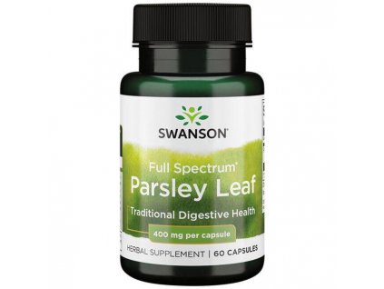 cze pl Swanson List Petrzele Parsley Leaf 400 mg 60 kapsli 2546 1