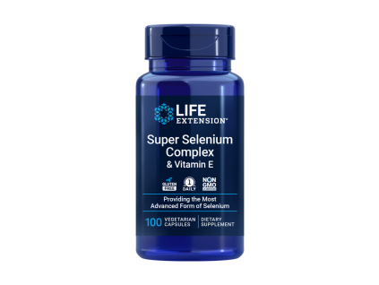 Life Extension Super Selenium Complex E-vitaminnal, 100 növényi kapszula