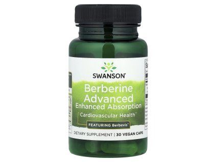 Swanson Berberin Advanced Enhanced Absorption, 30 növényi kapszula  Berberis aristata gyökér kivonat Indena Phytosome® technológiával, étrend-kiegészítő
