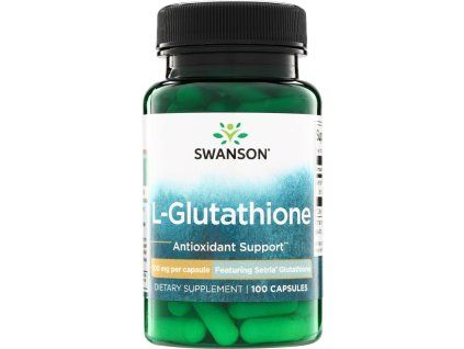 Swanson L-glutation, 100 mg, 100 kapszula  Redukált Setria® glutationnal, étrend-kiegészítő