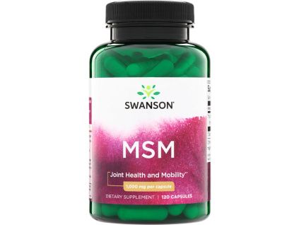 Swanson MSM, 1000 mg, 120 kapszula  Étrend-kiegészítő