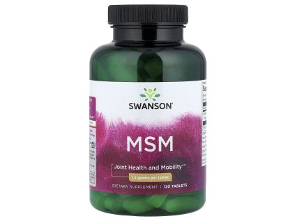 Swanson MSM, 1500 mg, 120 tabletta  Étrend-kiegészítő MSM-mel