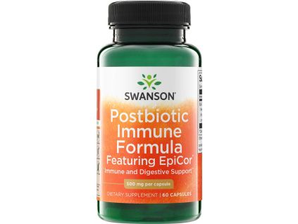 Swanson Postbiotikus Immun Formula EPICOR-ral, 60 kapszula  Élesztő fermentátum, étrend-kiegészítő