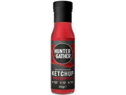 2180 hunter gather rajcatovy kecup bez cukru a sladidel spicy chipotle 250g