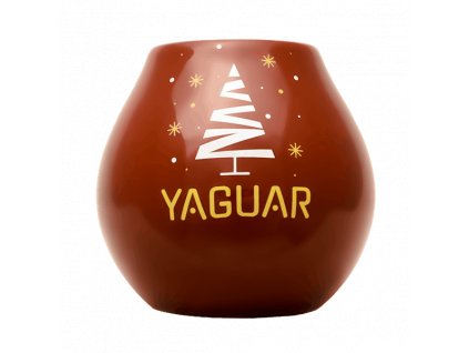 pol pm Tykwa Ceramiczna Yaguar edycja zimowa kolor bordowy 7807 1