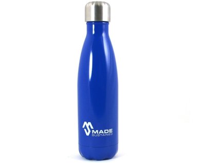Made Sustained 500ml insulated Knight bottle Cobalt blue