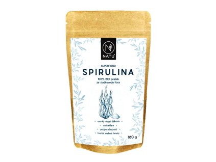spirulina bio prasek 180g (1)