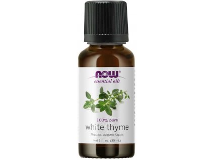 NOW Essential Oil, White Thyme oil (éterický olej bílý tymián), 30 ml