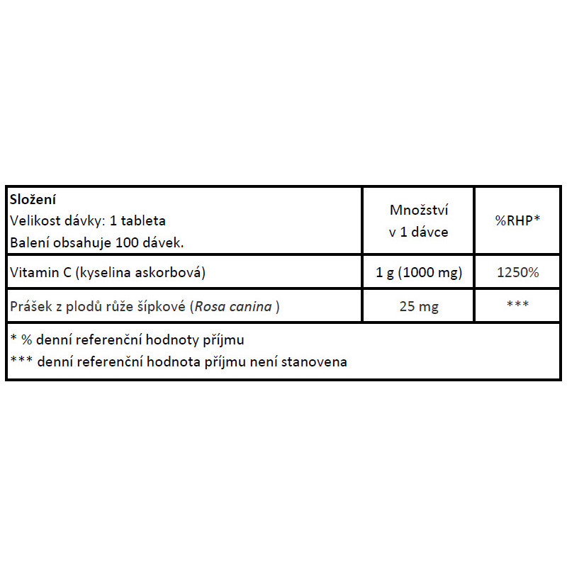 Now® Foods NOW Vitamin C-1000 s šípkem a postupným uvolňováním, 100 tablet Obrázek
