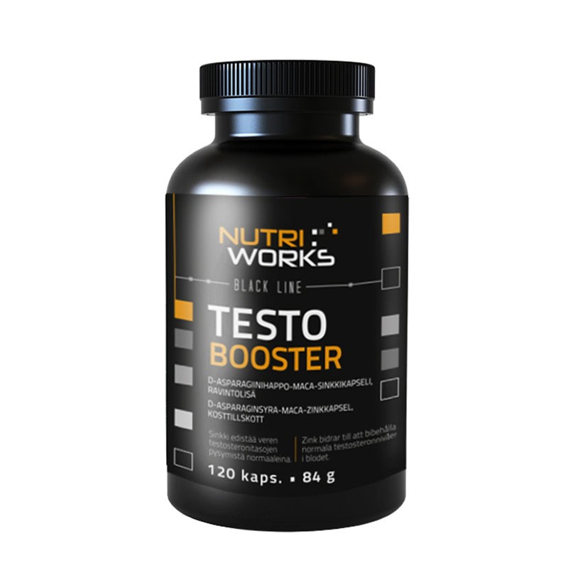NutriWorks Testo Booster 120 kapslí Obrázek